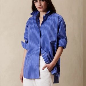 Banana Republic Factory Oversized Cotton Shirt